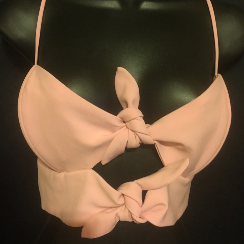 Pink 2 Tie Crop Top